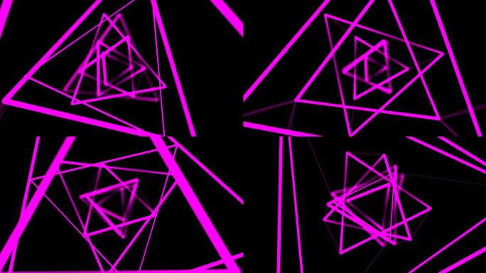 紫色抽象三角形背景