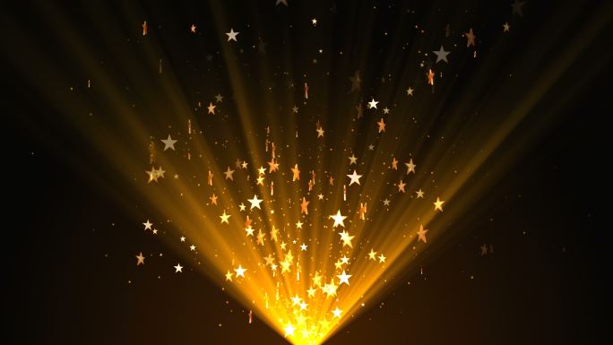庆祝活动的背景晚会粒子星光闪耀金光闪烁