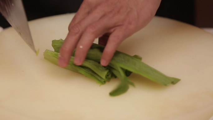 切青菜油麦菜  (2)