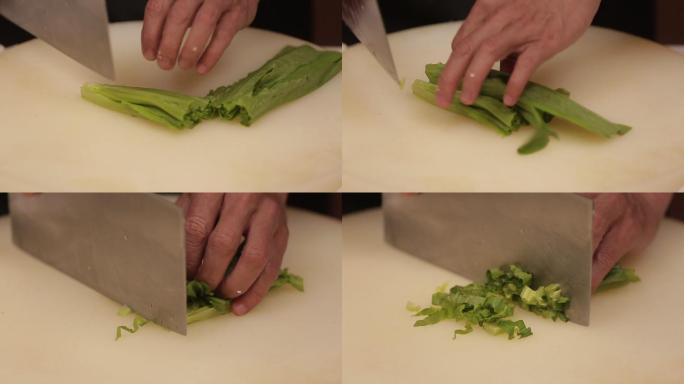 切青菜油麦菜  (2)