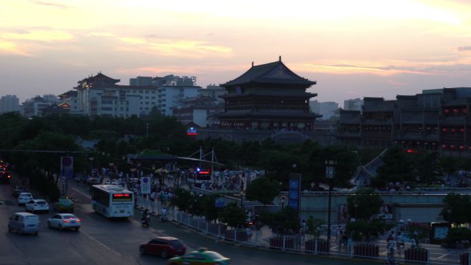 城市街道旅游景点纪录片历史古代宝塔古建筑