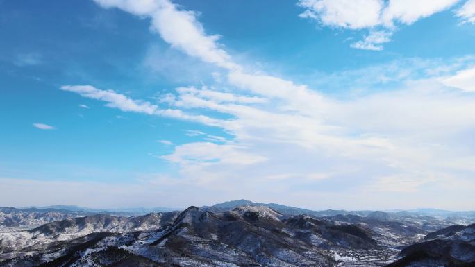 东北雪乡雪山实拍4K