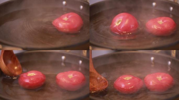 烫西红柿去皮熬番茄酱  (3)