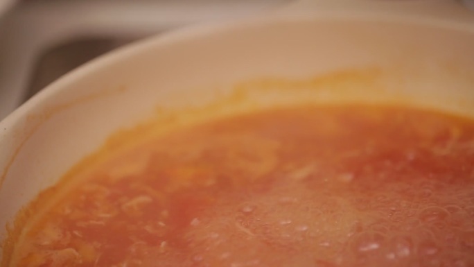 平底锅熬番茄酱  (2)