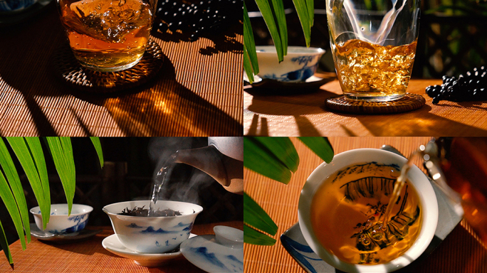 泡茶倒茶品茶茶艺红茶茶文化