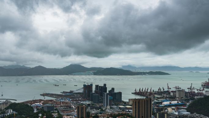 深圳湾风云变换延时视频