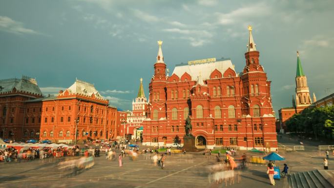 莫斯科红场城市建筑景观