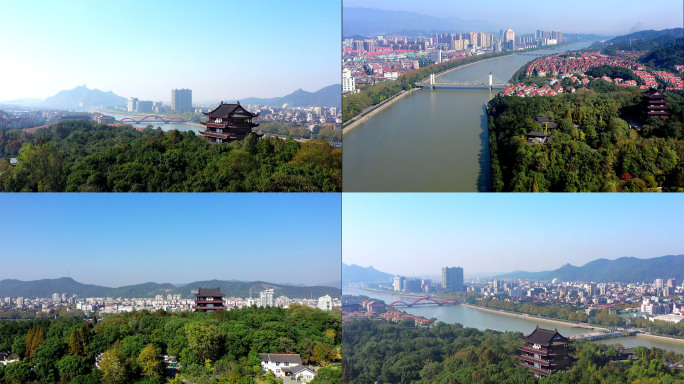 【4K】江山市须江公园