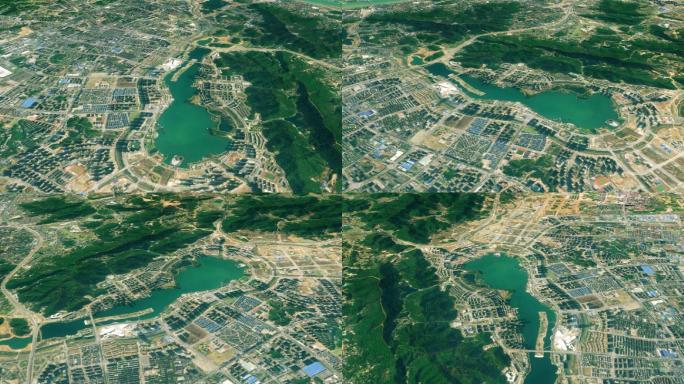 长沙梅溪湖卫星地图