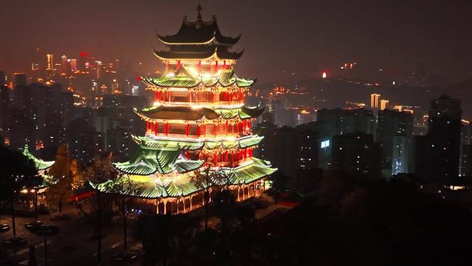 重庆江北鸿恩寺环绕长焦拍摄（已后期）