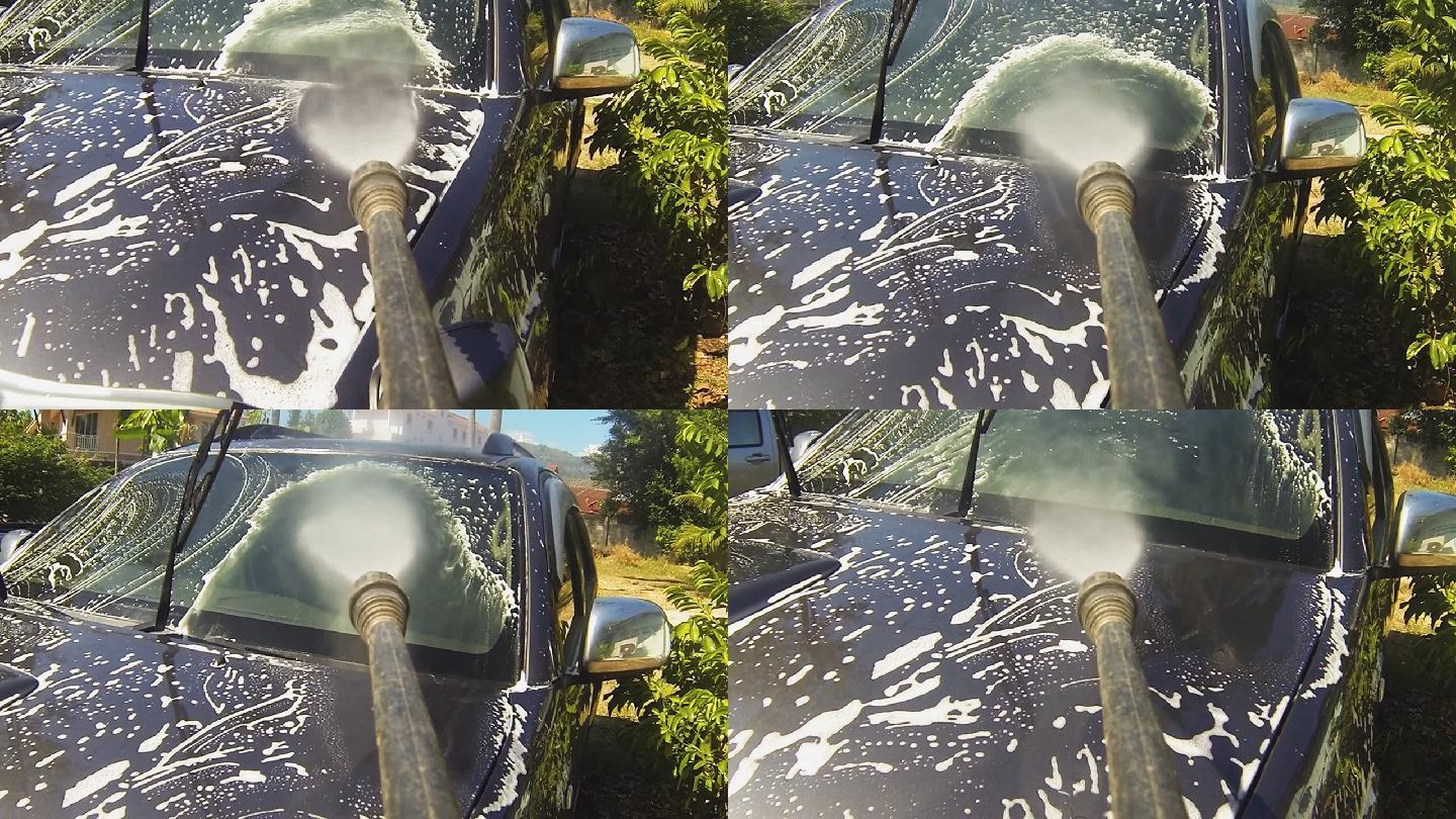 便携式慢动作高压洗车泵