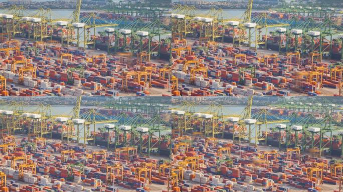 新加坡物流港集装箱进出口贸易