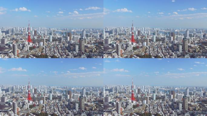 东京铁塔高楼大厦市中心国外