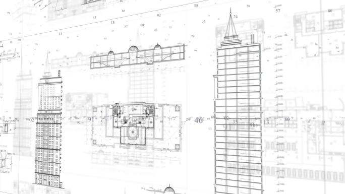 建筑和构筑图移动背景