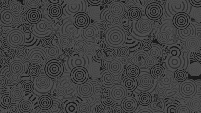 黑色和灰色环抽象运动设计