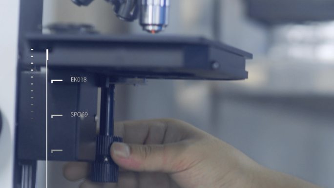 医药生物科研检测显微镜分析实验视频素材