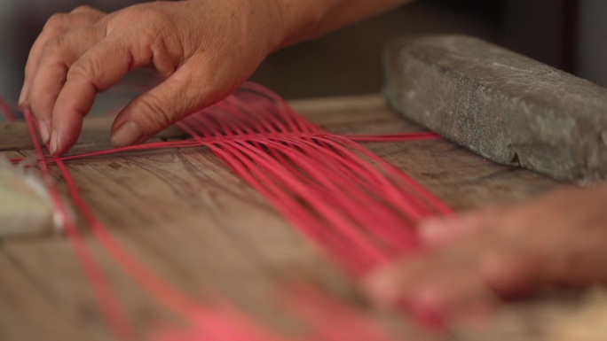 竹篾编织 展示 工艺 匠人