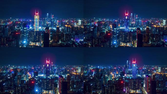 广州城市延时镜头4k航拍