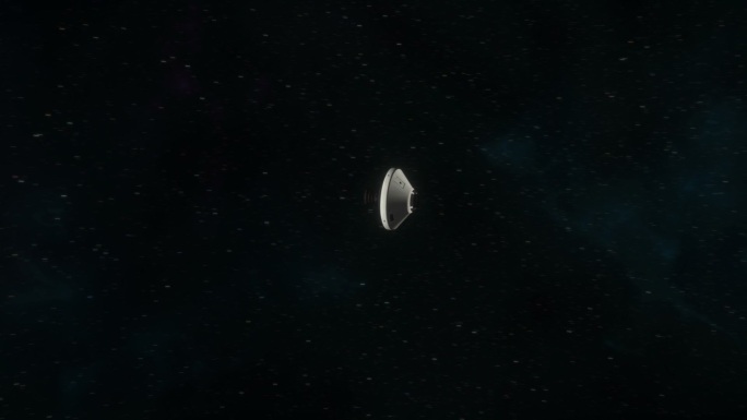 太空舱接近土星和土卫六
