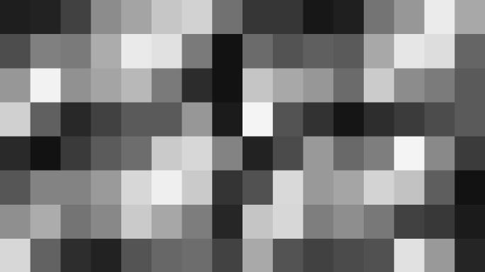 黑白像素数字屏幕纹理与随机变化的模式背景