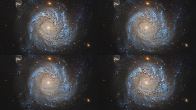 螺旋星系背景黑洞宇宙星空