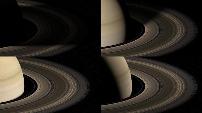 土星光环的阴影