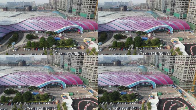 航拍广西南宁万达茂商业中心