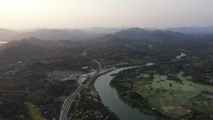 山海高速公路航拍