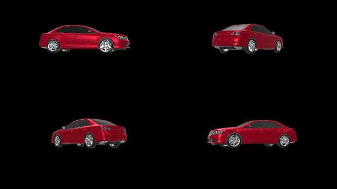汽车模型视频 水平360度旋转，
