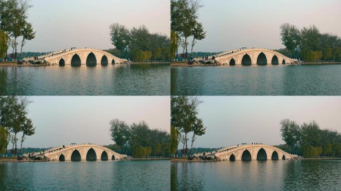 北京玉渊潭公园 中堤桥