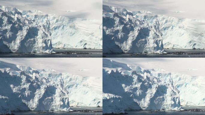南极洲南极冰山地球温度升高冰川融化