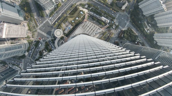 上海环球金融中心 穿越机
