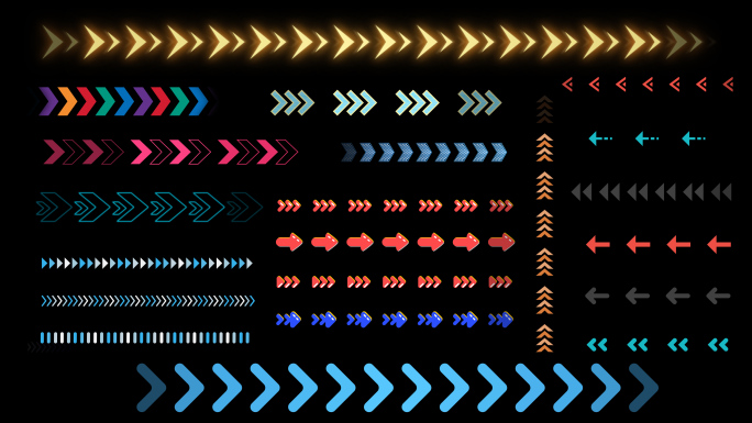 46款箭头线指示动画-4K带通道