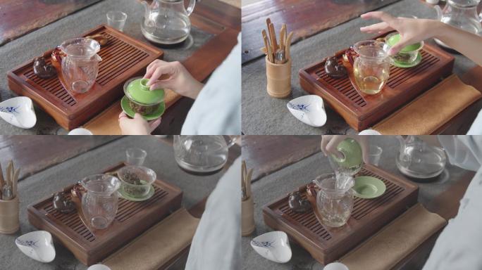 《4K原创视频》茶艺师