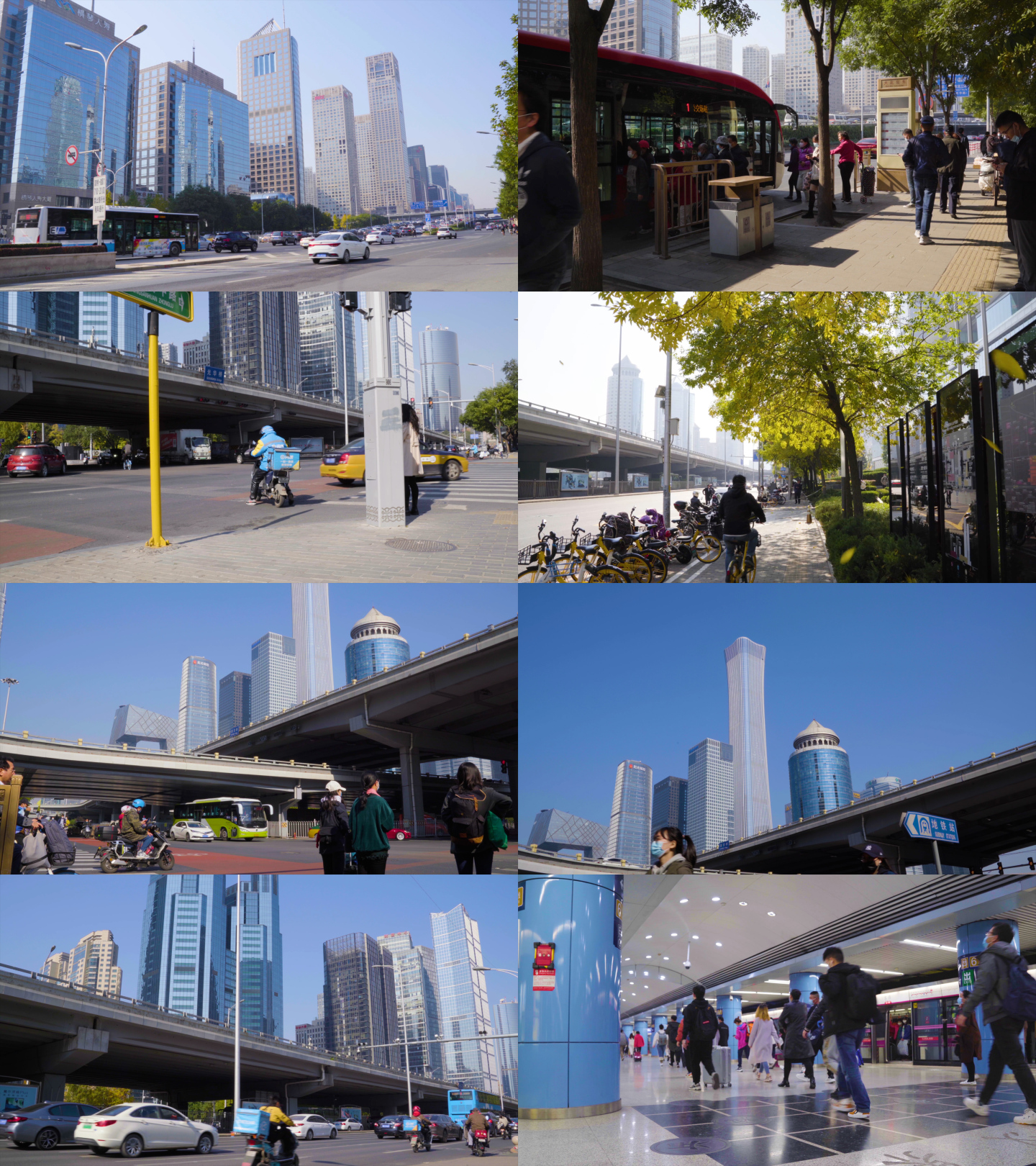 北京城市生活人文生活百态现代社会生活4k