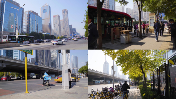 北京城市生活人文生活百态现代社会生活4k