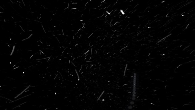 暴风雪下雪俯拍雪景从天而降的雪带通道2