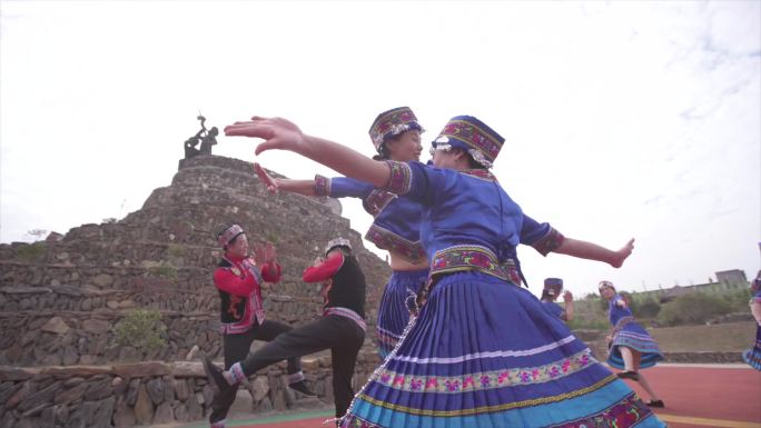 瑶族拍打舞少数民族传统舞蹈民俗A020