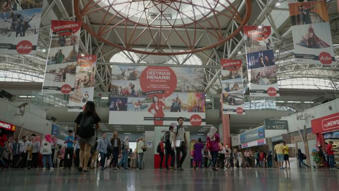 马来西亚,吉隆坡,火车站的人流