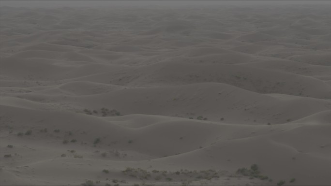 沙漠 黄昏  航拍 4k 原创
