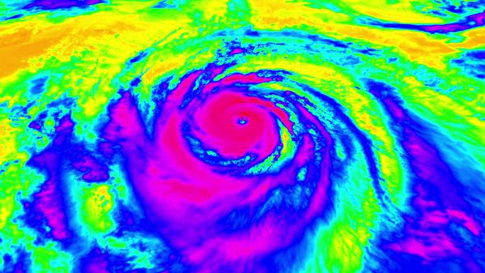 巨大的飓风动画视频素材