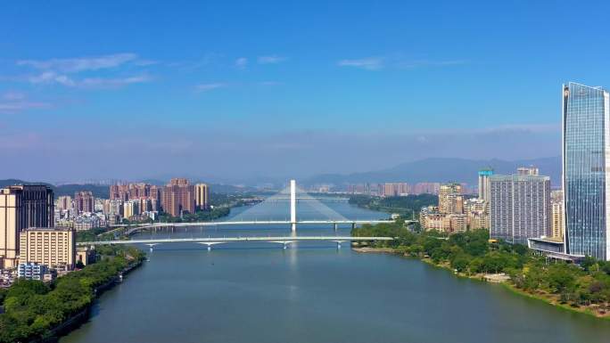 惠州市惠城区合生桥航拍视频