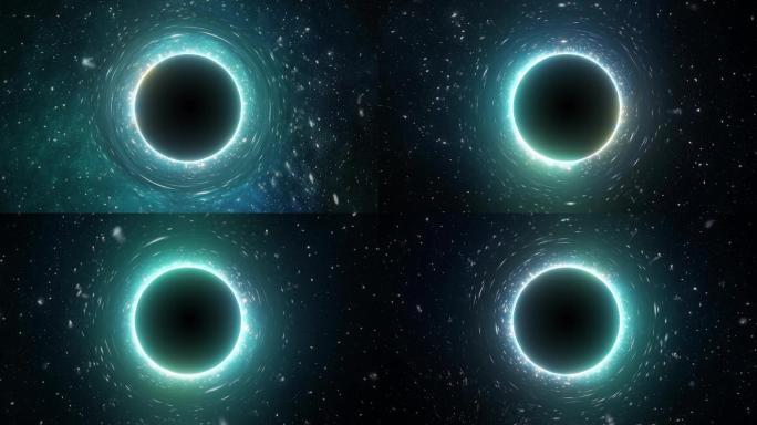 黑洞和恒星的奇点宣传广告视频素材三维特效