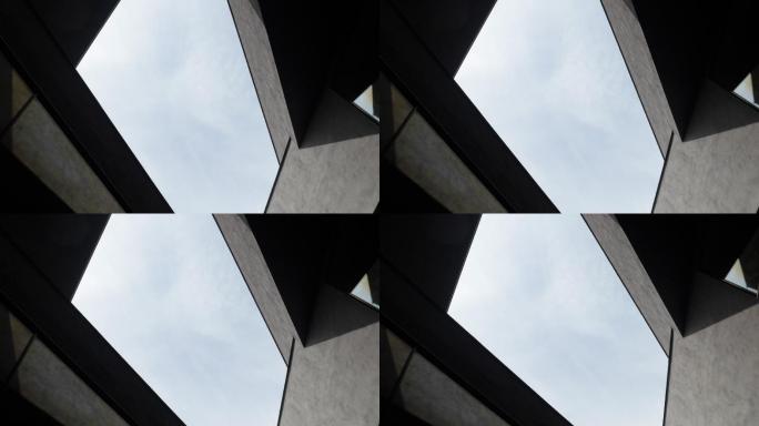 建筑物和天空的建筑角度