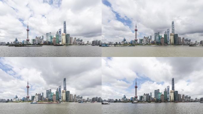 上海天际线和城市景观