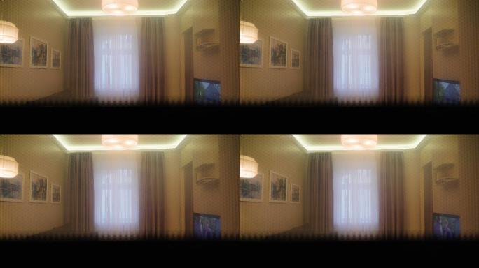 房子里面的客厅酒店宾馆视频素材恐怖氛围