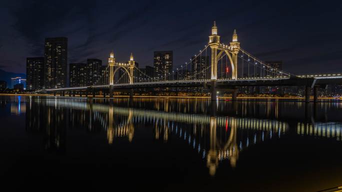 珠海白石桥夜景