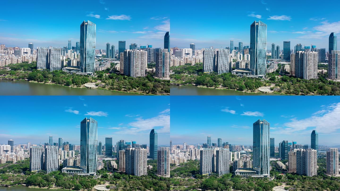 惠州市惠城区富力大厦航拍视频