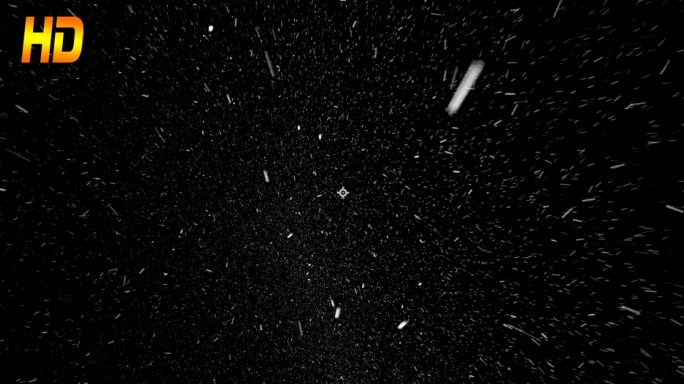 冲屏雪暴风雪下雪俯拍从天而降的雪带通道3