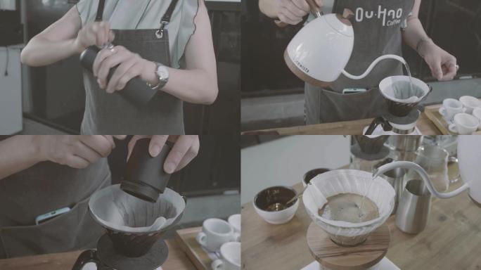 研磨咖啡煮咖啡